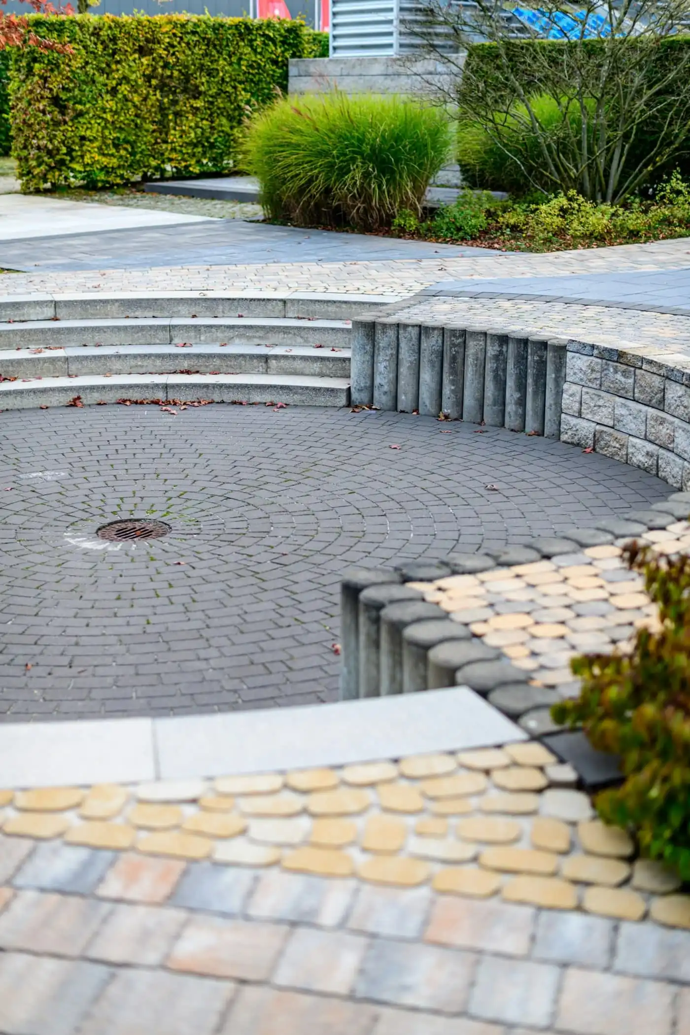 Clean paver patio surface with tight, well-filled joints